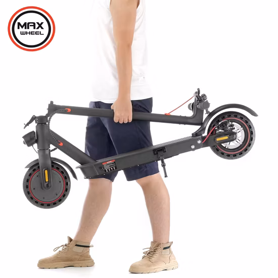 Maxwheel 65 km lange Reichweite 500 W 15 Ah Batterie 10 Zoll leistungsstarker Mobilitäts-Elektroroller für Erwachsene (E9MAX)